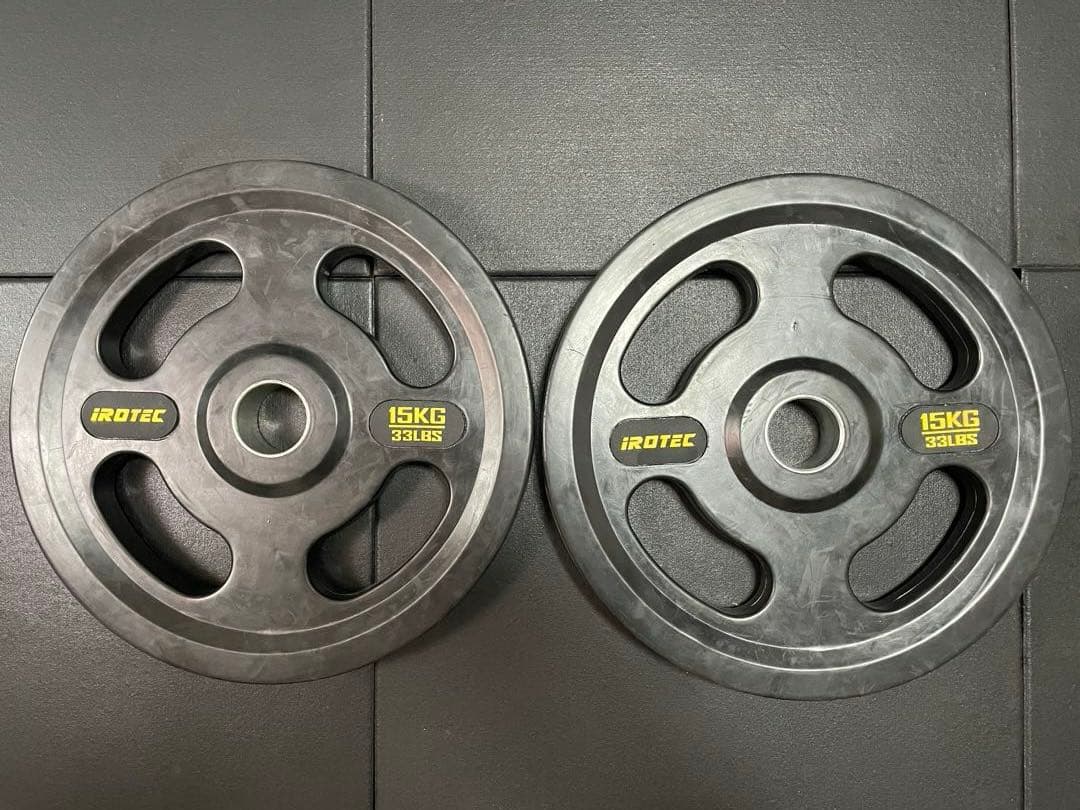 【出品①】IROTECオリンピックプレートオールラバー仕様穴径51mm