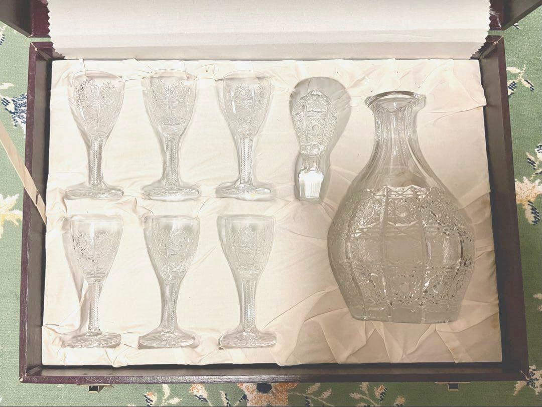 【未使用品】BOHEMIA Crystal デキャンタとグラスセット