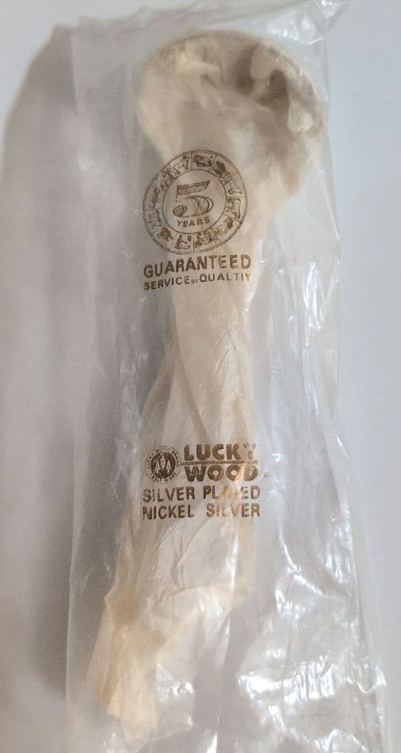 LUCKY WOODディナーセット 未使用 洋白銀器カトラリー 銀仕上げ37本