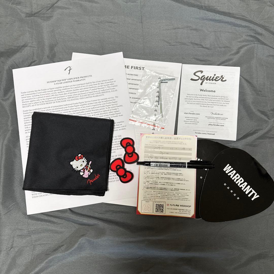 Fender Squier Hello Kitty Strat 限定 50周年