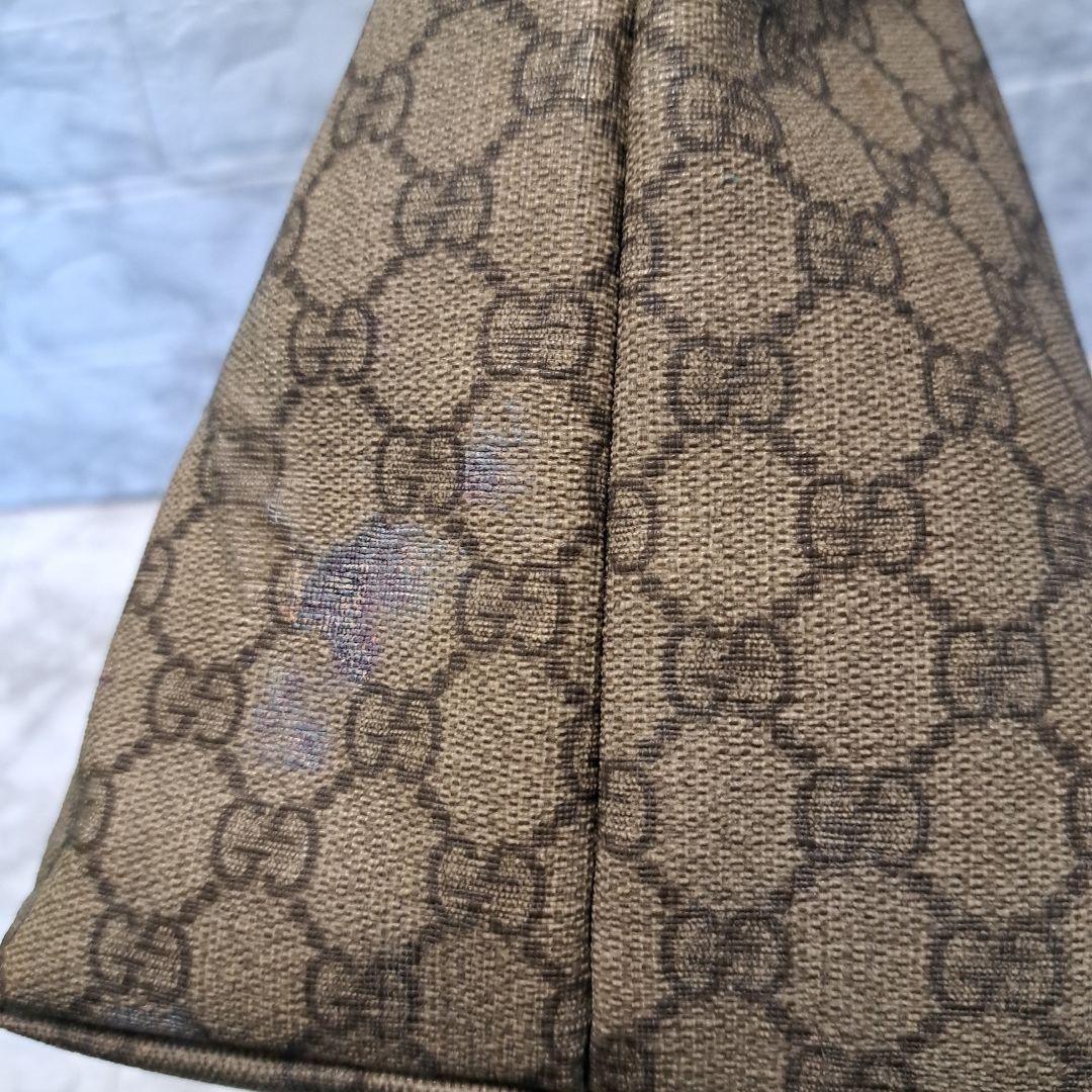 ✨️素敵✨️GUCCI GGスプリーム　PVC トートバッグ　ターコイズブルー