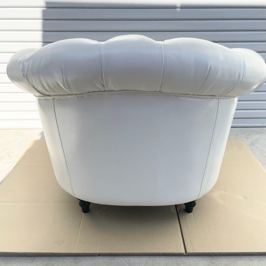 1人掛けソファ シェル ホワイト 家具 インテリア 貝殻 椅子 チェア サロン