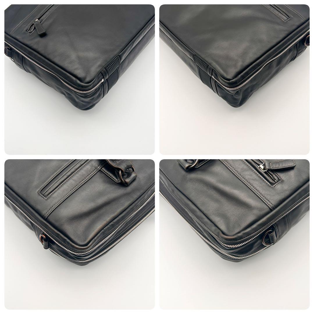 レア美品✨ ポーター 2WAY ビジネスバッグ ショルダーバッグ オールレザー