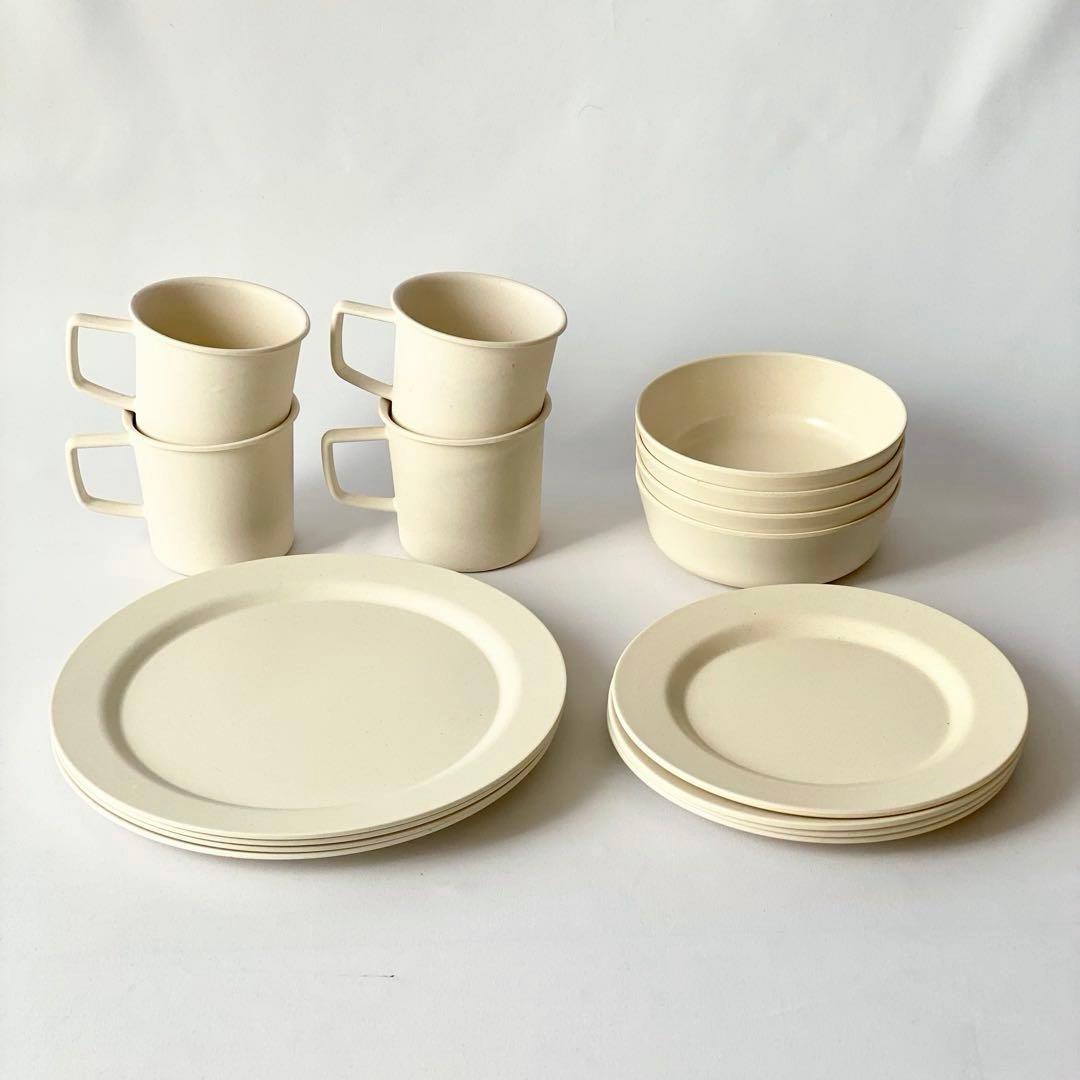 ノースフェイスで購入Eco SouLifeアウトドア食器セット 皿ボウルカップ