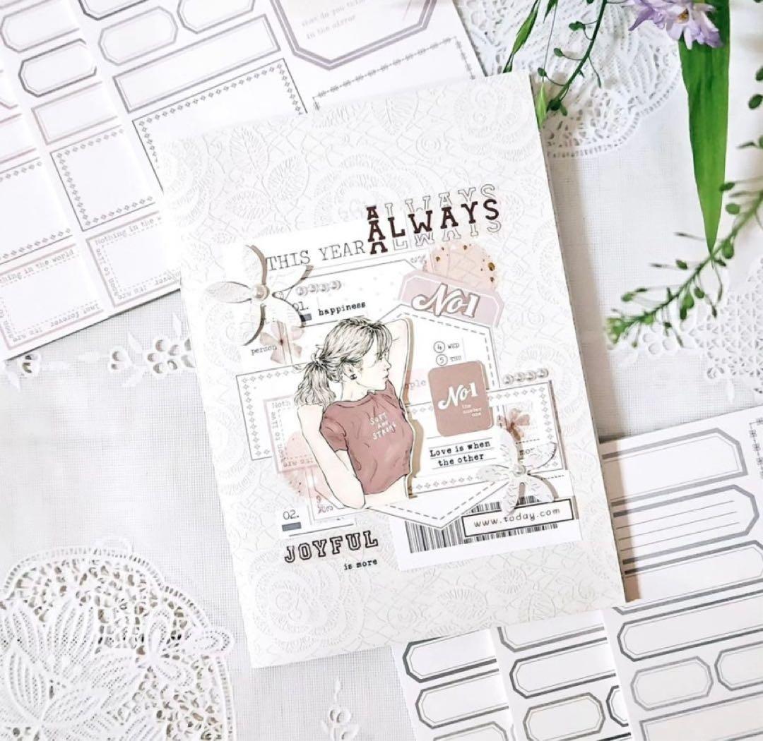 コラージュ素材　紙もの　素材紙　【1405】