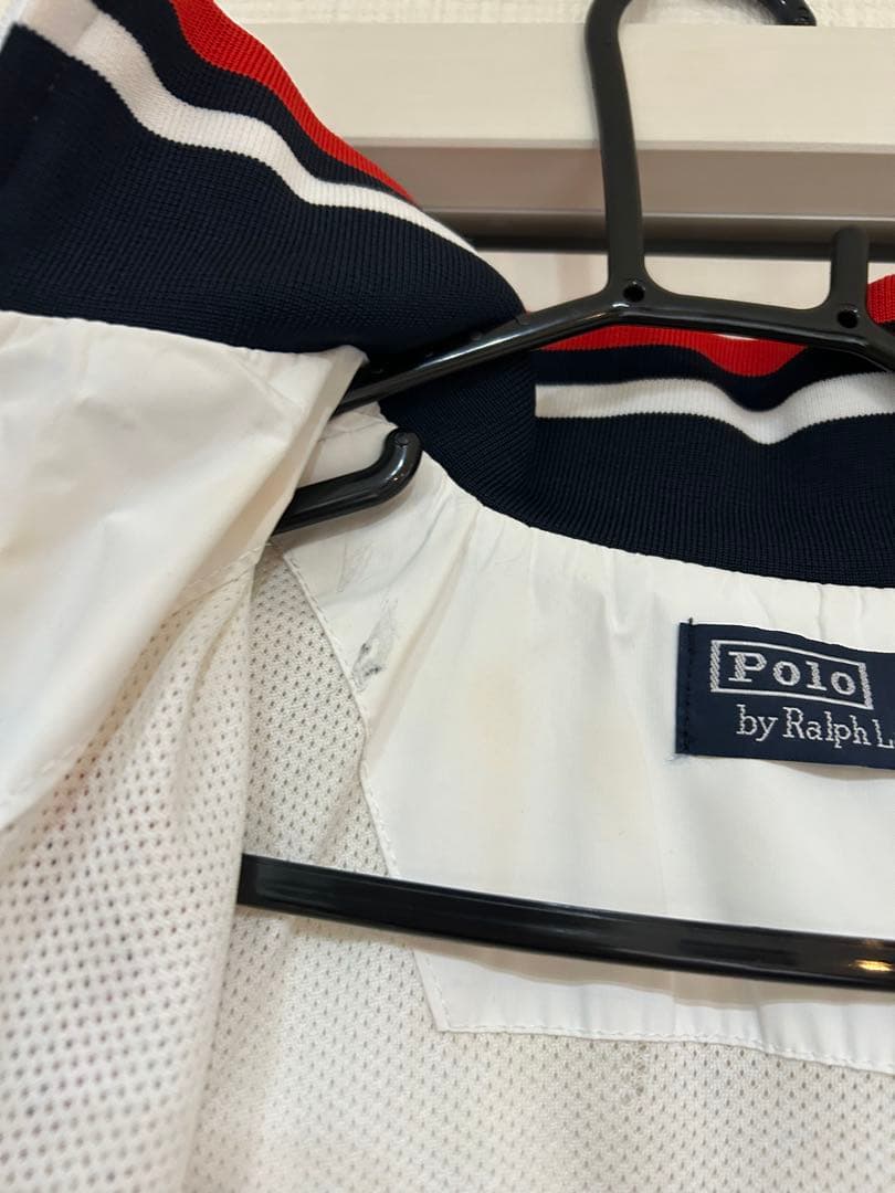 Polo by Ralph Lauren ナイロン M ホワイト ポニー刺繍