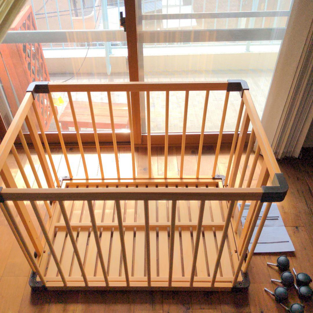 farska ファルスカ木製ベビーベット◆ミニジョイントベッドネオ