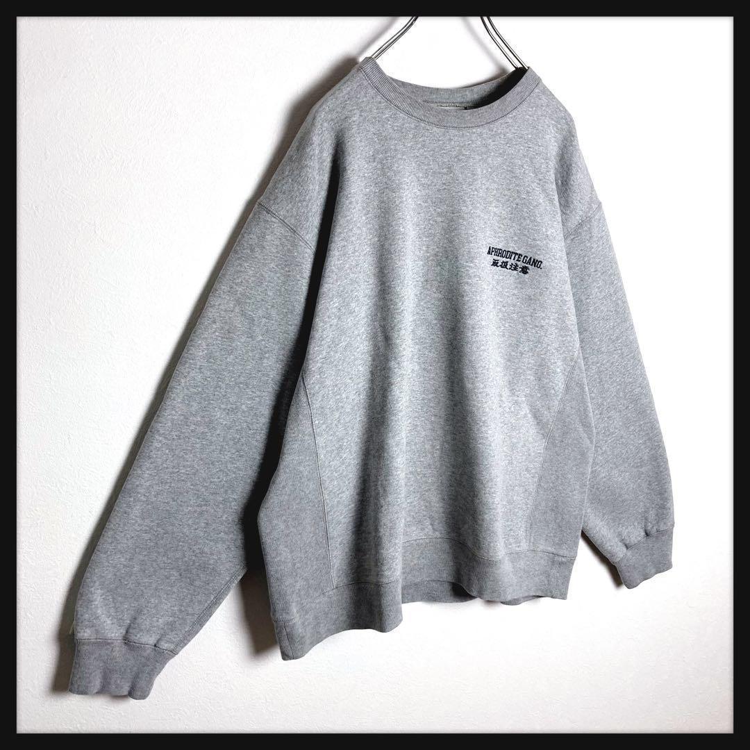 【美品★コラボ】ブラックアイパッチ アフロディーテギャング★刺繍スウェット XL