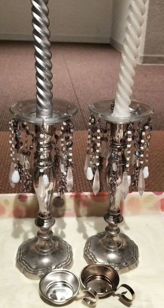 訳アリ4点セットsale♥エキゾチック燭台×2✨新品CANDLE台×2