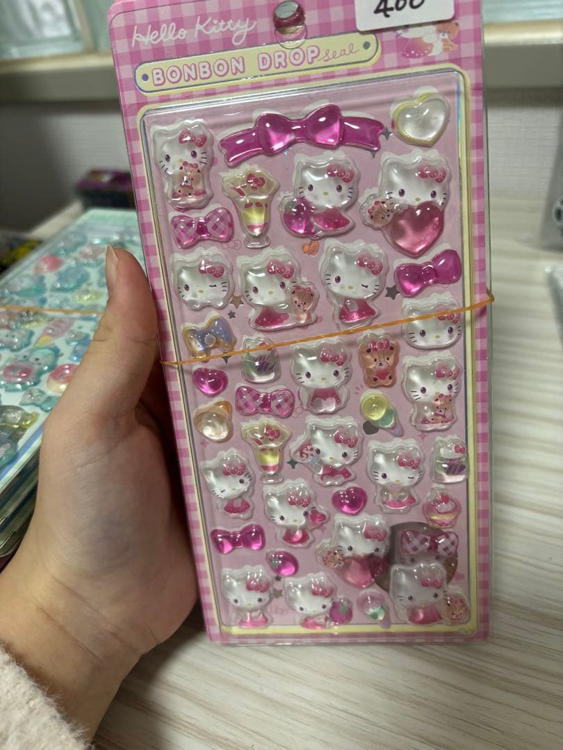 海外製　シール　ぷっくりシール　うるちゅる