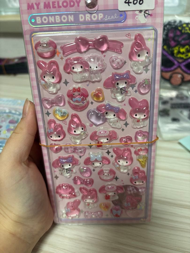 海外製　シール　ぷっくりシール　うるちゅる