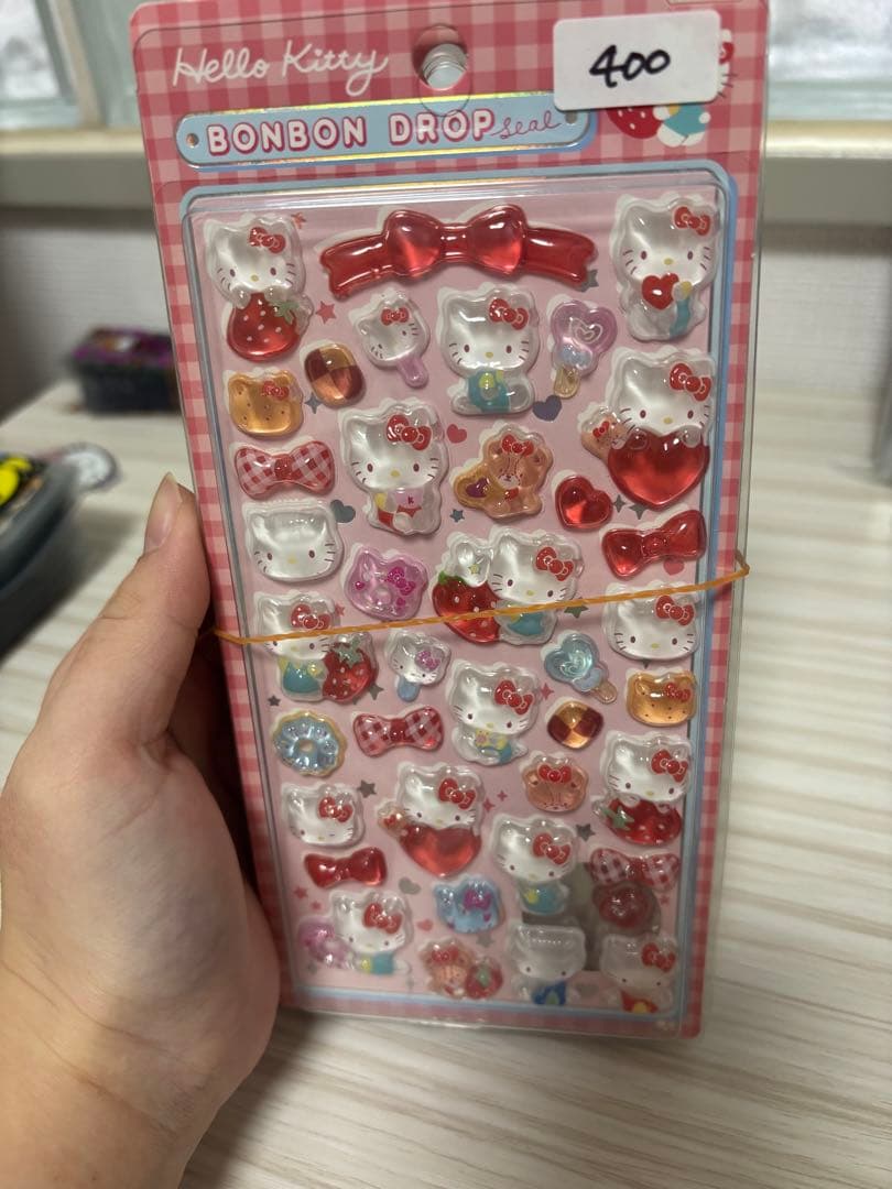 海外製　シール　ぷっくりシール　うるちゅる