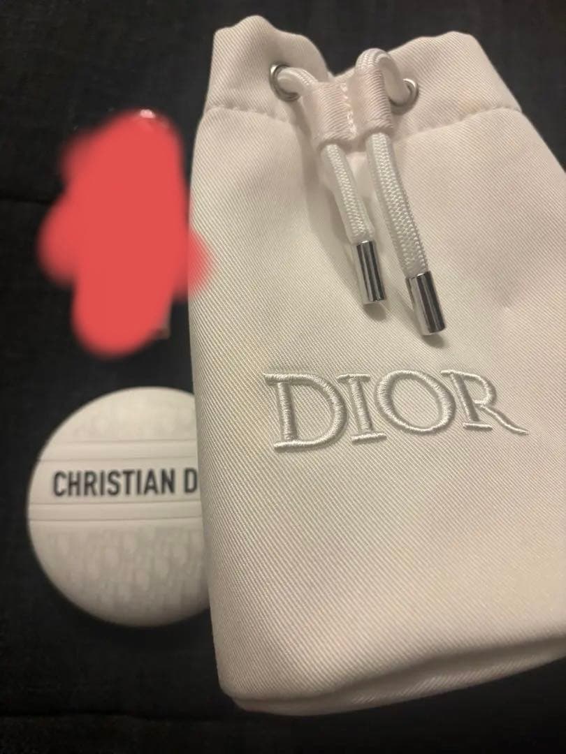 Dior ノベルティポーチ ルボーム リップグロウ　現品セット