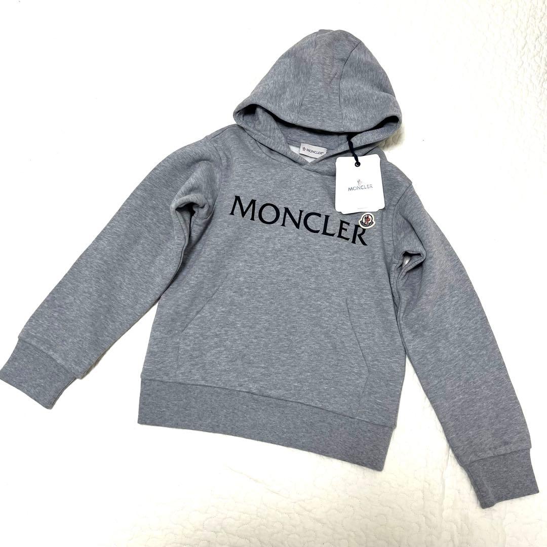 現行新品タグ付き　MONCLER グレー　スウェット　パーカー　10A