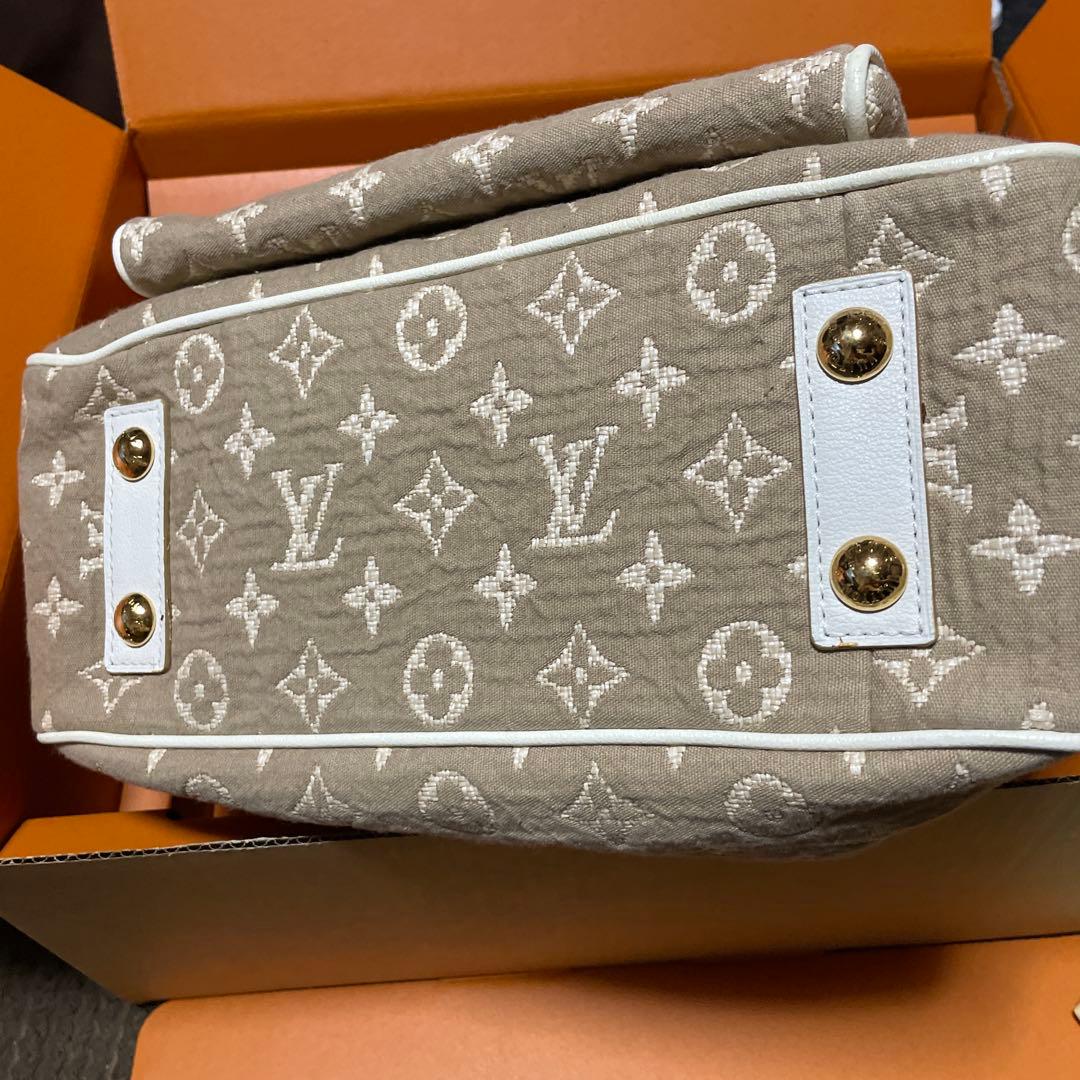 新品未使用　ルイヴィトン　ハンドバッグ　モノグラムキャンバスデニムベージュ