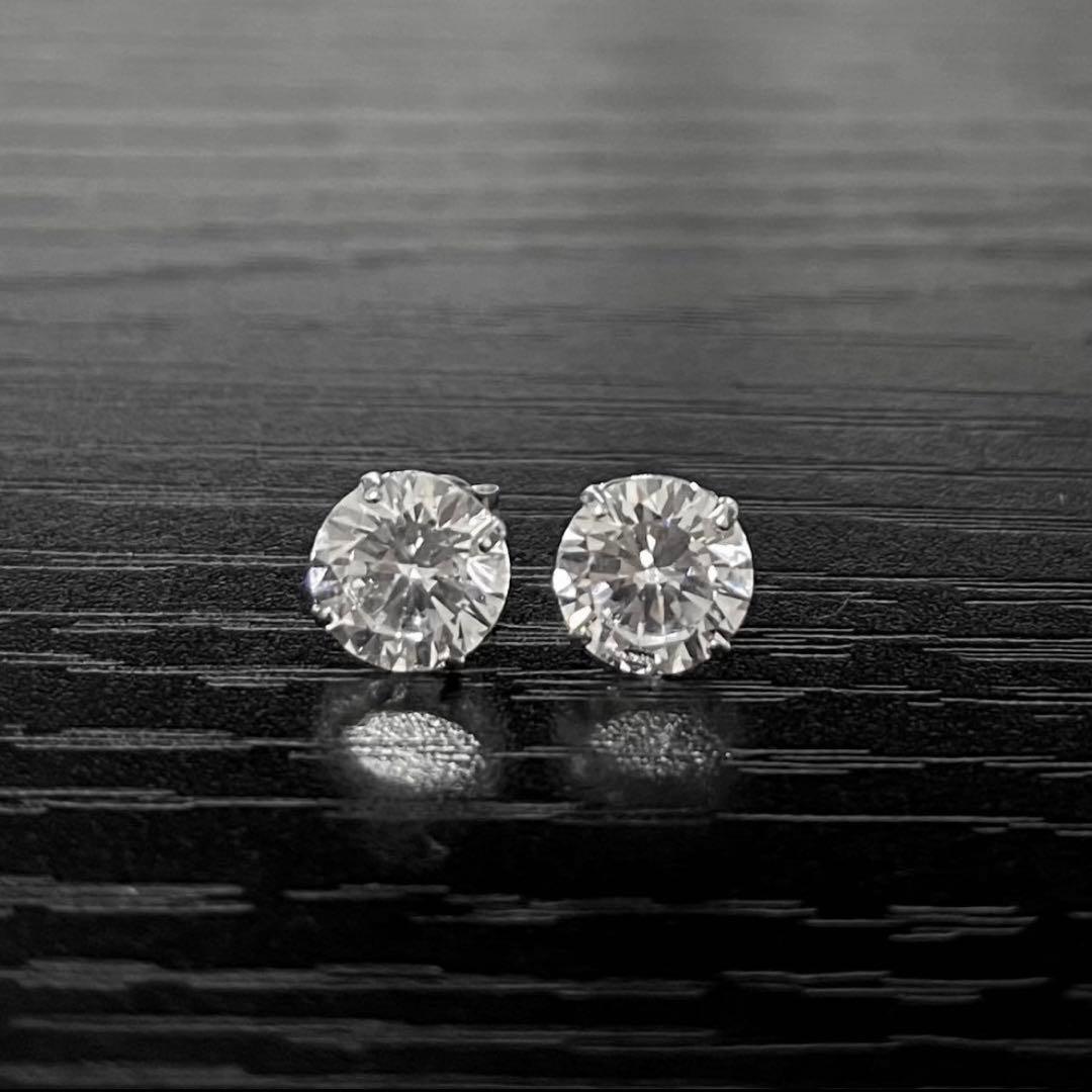 AVALANCHE アバランチ 14Kホワイトゴールド スタッズ ピアス 7mm