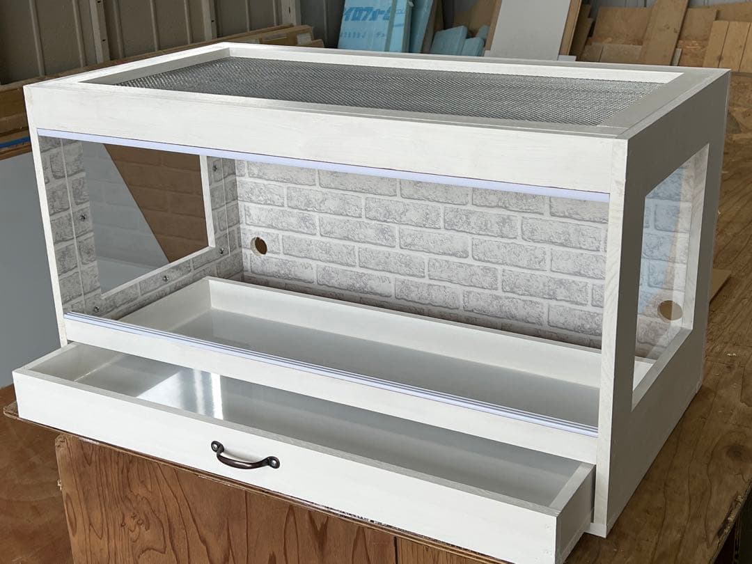 新品　送料込　木製ケージ　ハリネズミ　ハムスター　小動物　カスタムベースにどうぞ