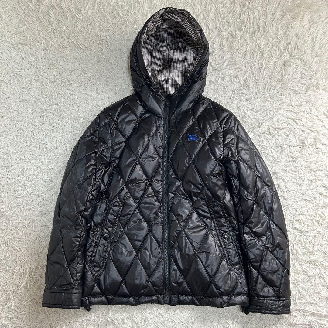 17774✨バーバリーブラックレーベル リバーシブルキルティングダウンジャケット