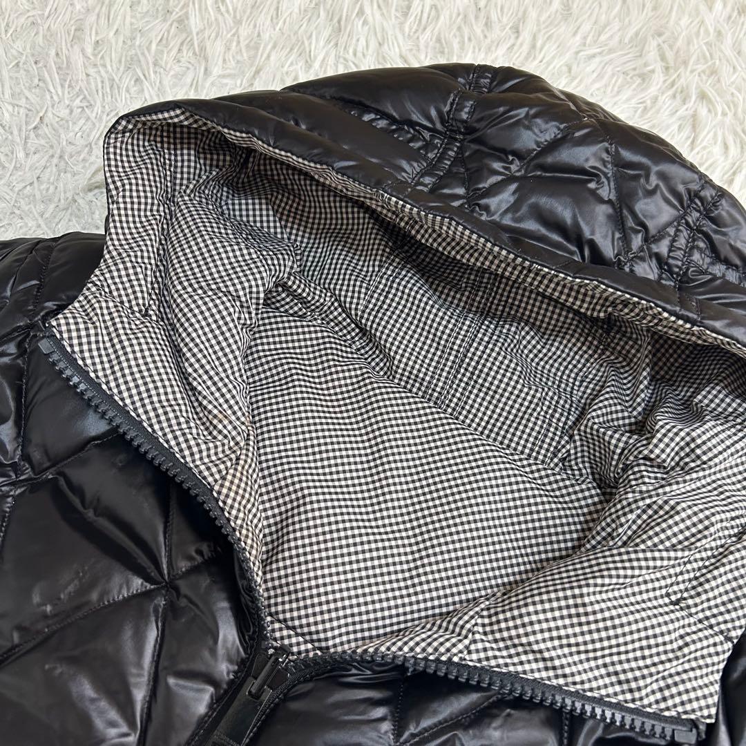 17774✨バーバリーブラックレーベル リバーシブルキルティングダウンジャケット