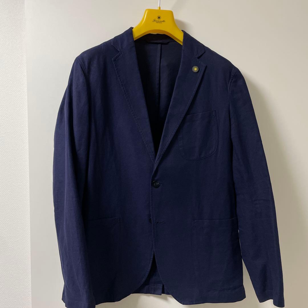 Giannetto ネイビー  シャツジャケット
