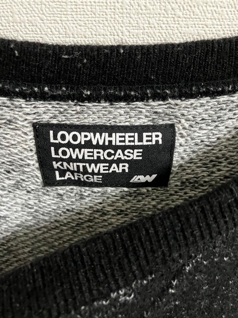 ループウィラー LOOPWHEELER LOWERCASE別注 ニット L