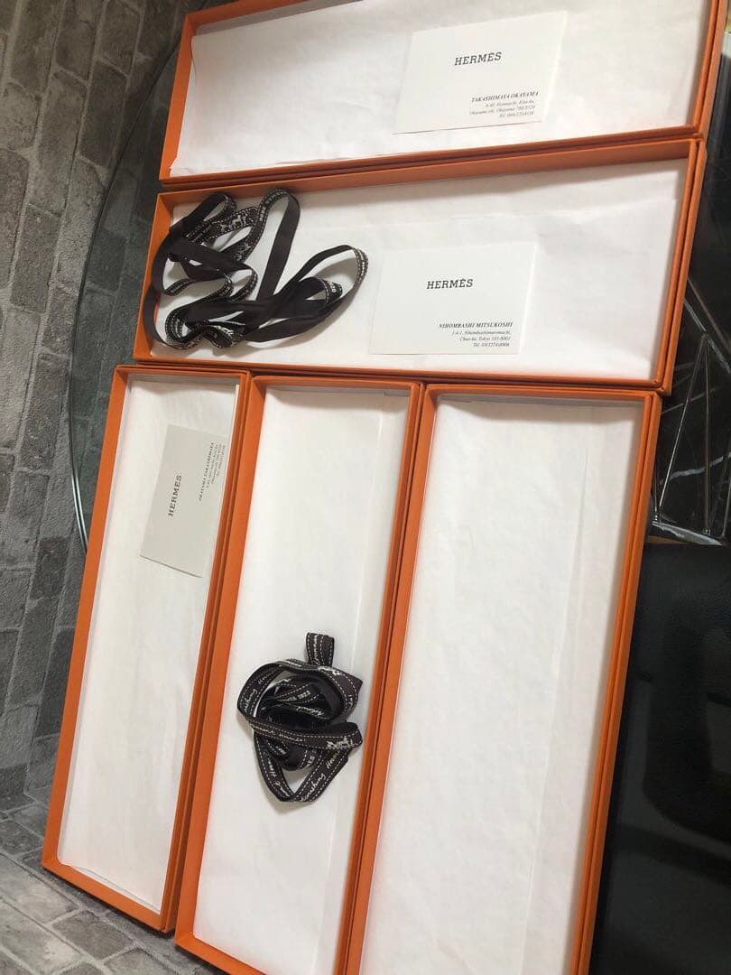 エルメス　ネクタイ箱　ネクタイ用 袋　まとめ売り　空箱