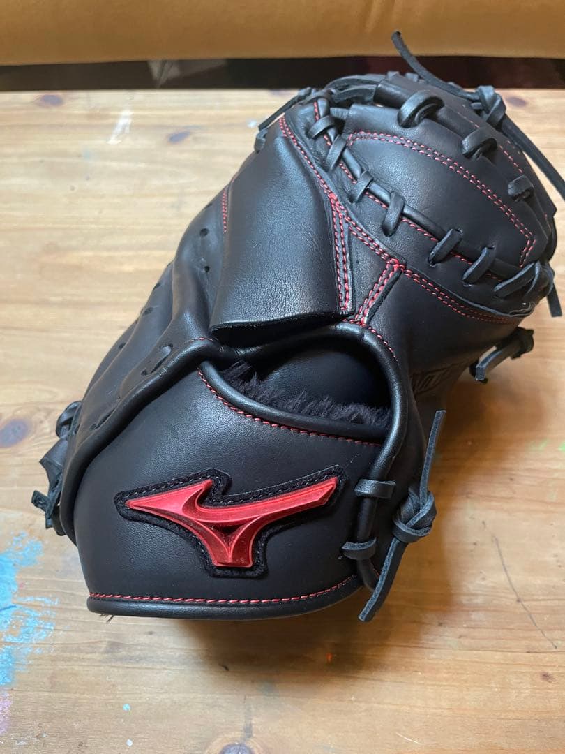 激鳴り⭐︎Mizuno キャッチャーミット　軟式　美品