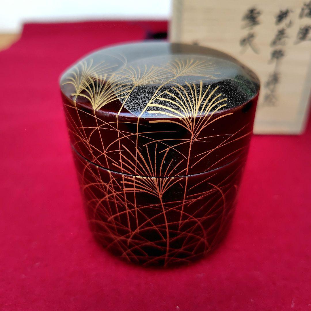 漆製蒔絵四季棗　4個