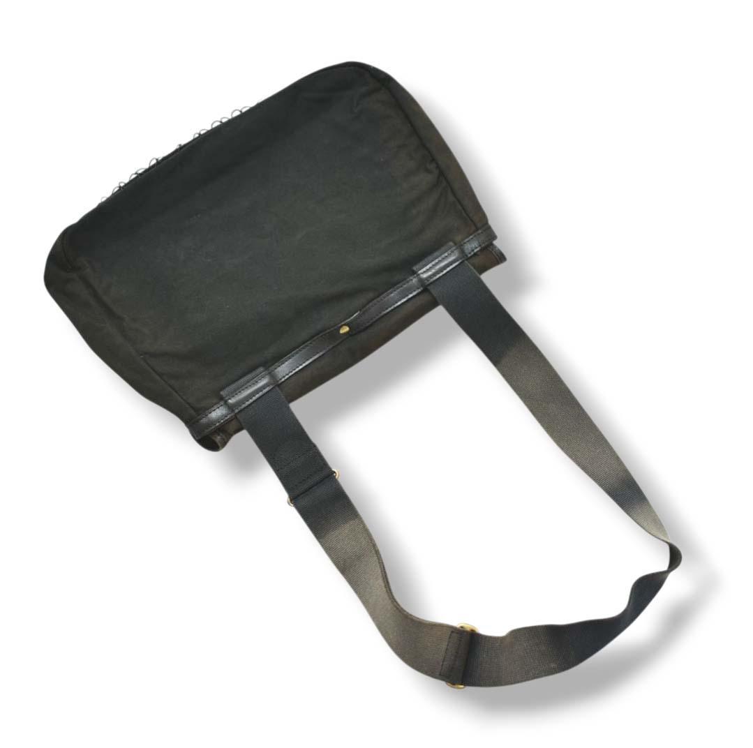 80s 英国製 ブレディ Brady フィッシングバッグ ショルダーバッグ 黒