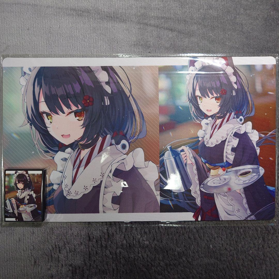 α1 にじさんじ プリン&和装メイド 戌亥とこ スリーブ&プレイマット