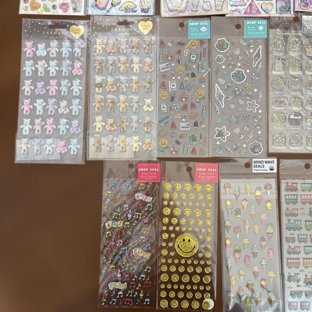 立体シール　27枚　まとめ売り　ドロップ　サンリオ　平成はっぴーフォン　新品