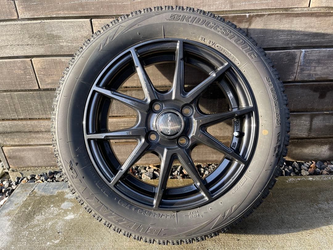 155/65R14スタッドレスタイヤホイールセット