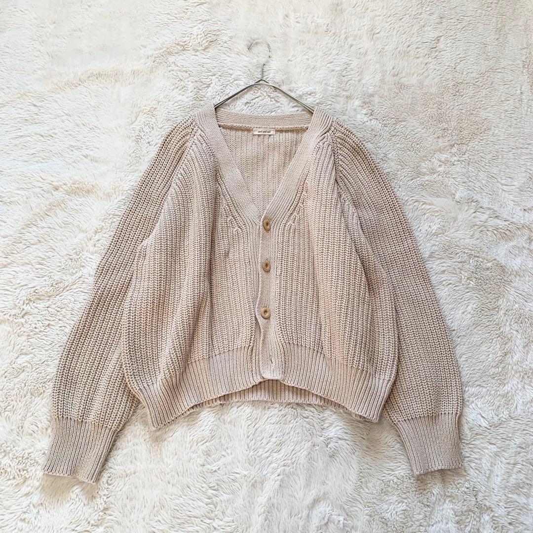 Seed and Soil オーガニックコットン　カーディガン