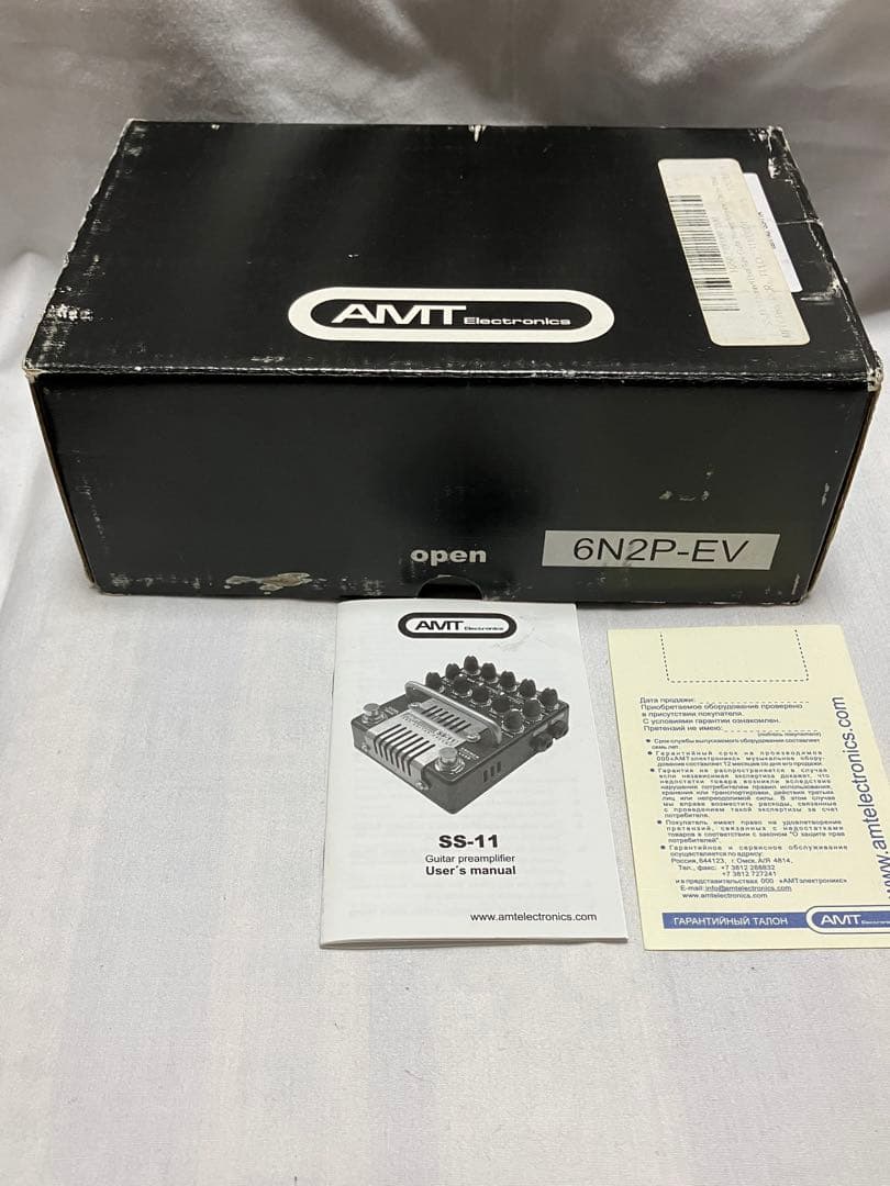 AMT SS-11 真空管プリアンプ GT管＆電源変更