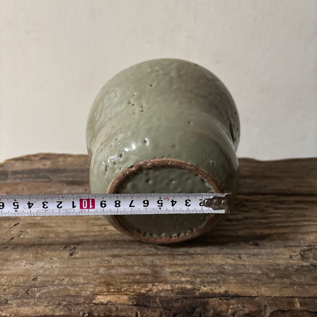 古伊万里青磁水差　江戸　初期　茶道具　抹茶　古民芸　アンティーク　方丈唯心　李朝