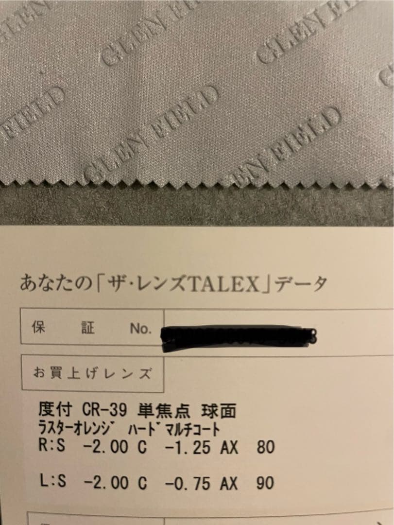 Zeal ジール　SALTO 偏光サングラス　TALEX タレックス　度入り