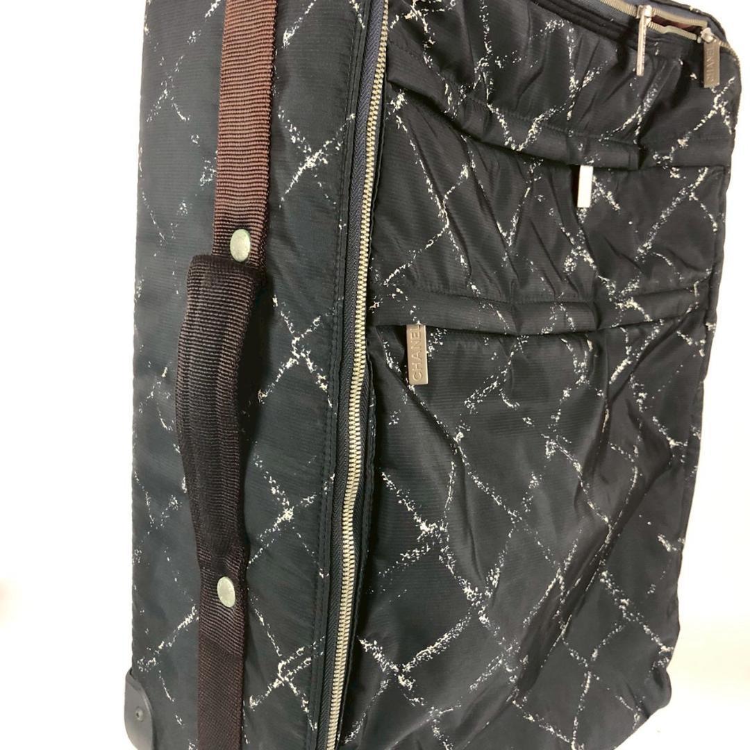 CHANEL シャネル トラベルライン キャリーケース キルティング ブラック