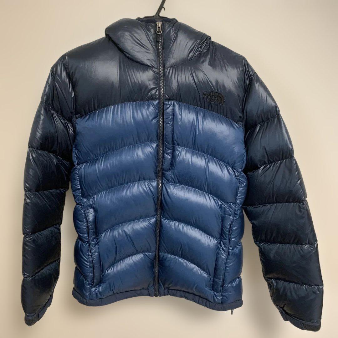THE NORTH FACE フード付きダウンジャケット L ネイビー