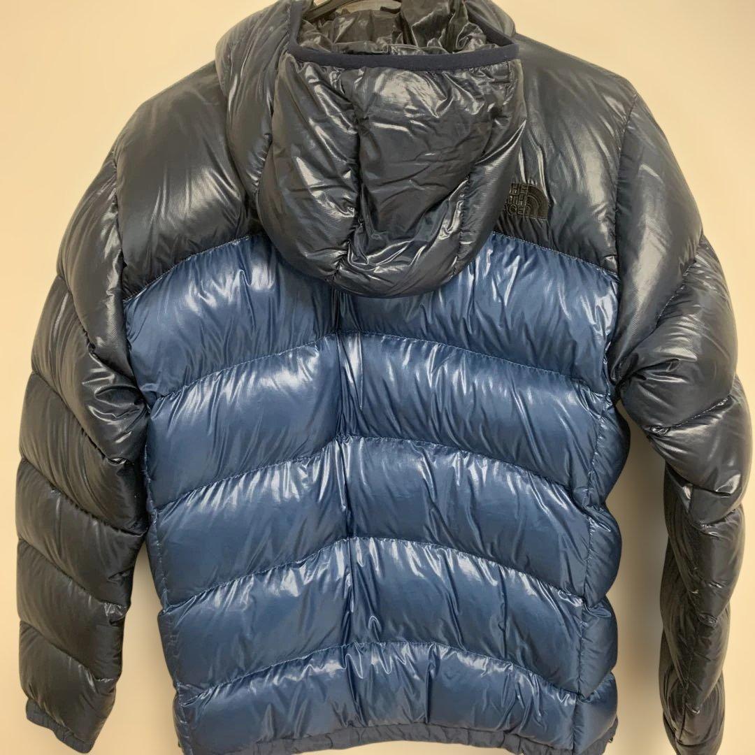 THE NORTH FACE フード付きダウンジャケット L ネイビー