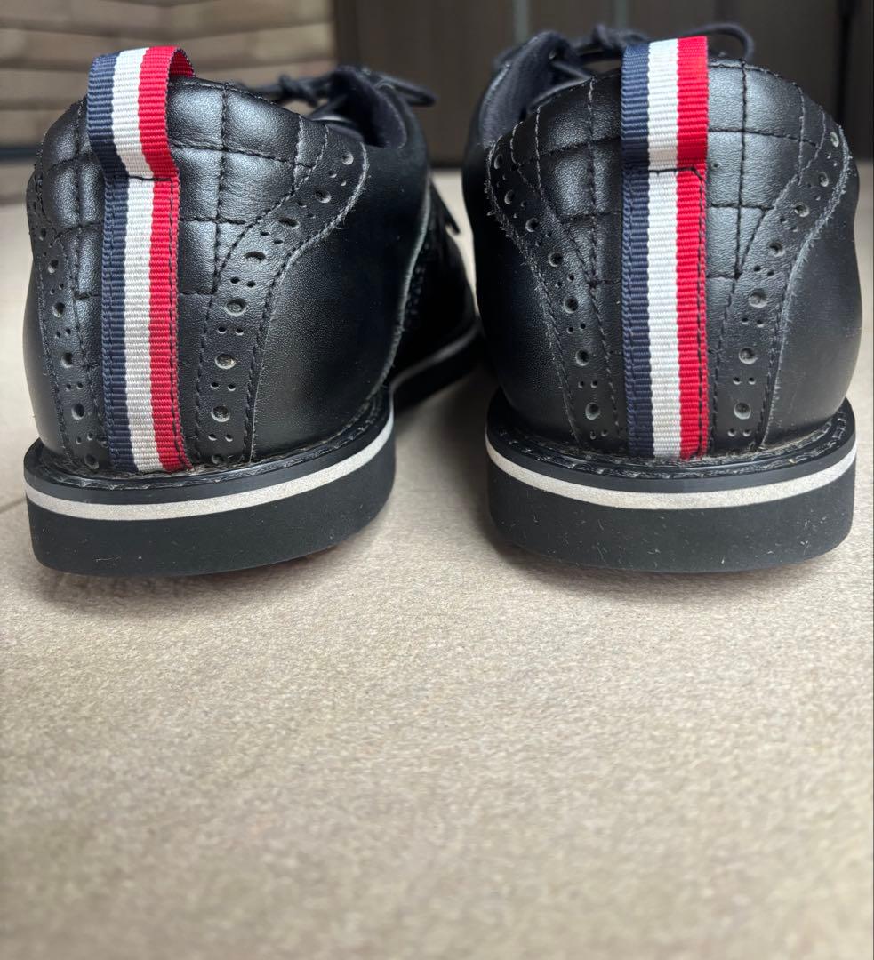 美品G/FOREメンズ牛革レザーガリバンダースパイクレス　ゴルフシューズ　箱あり