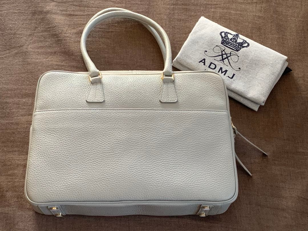 新品未使用【ADMJ】ボストンバッグ ウスクモ(ライトグレー )