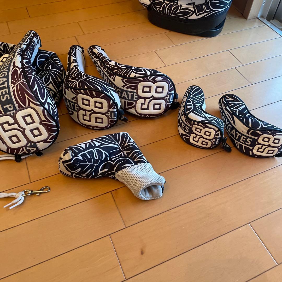 [パーリーゲイツ]キャディバック&ヘッドカバー