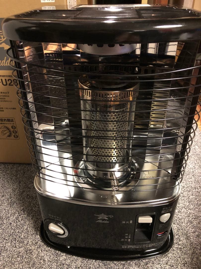 【美品】アラジン (Aladdin) 石油ストーブ ブラック AKP-U288