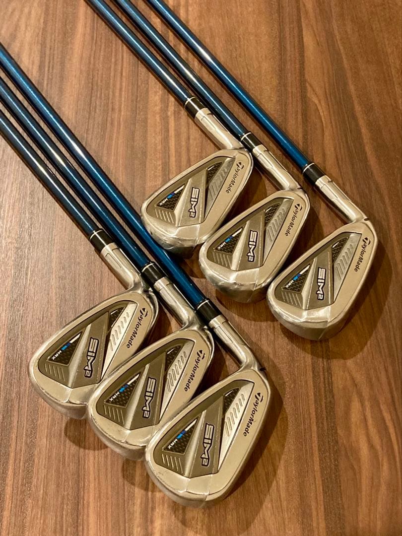 テーラーメイド SIM2MAX アイアン 5〜P レフティ　左利き　左