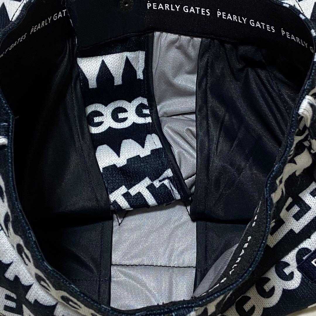 美品PEARLY GATES パーリーゲイツ 中綿スカート 総柄 ネイビー00