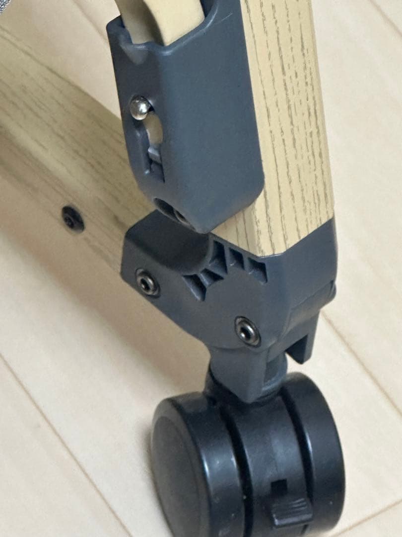 HZDMJ 添い寝ベビーベッド キャスター付き