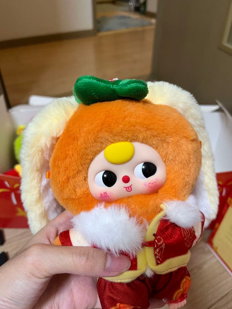 Baby there カラフルなウサギのぬいぐるみセット8点