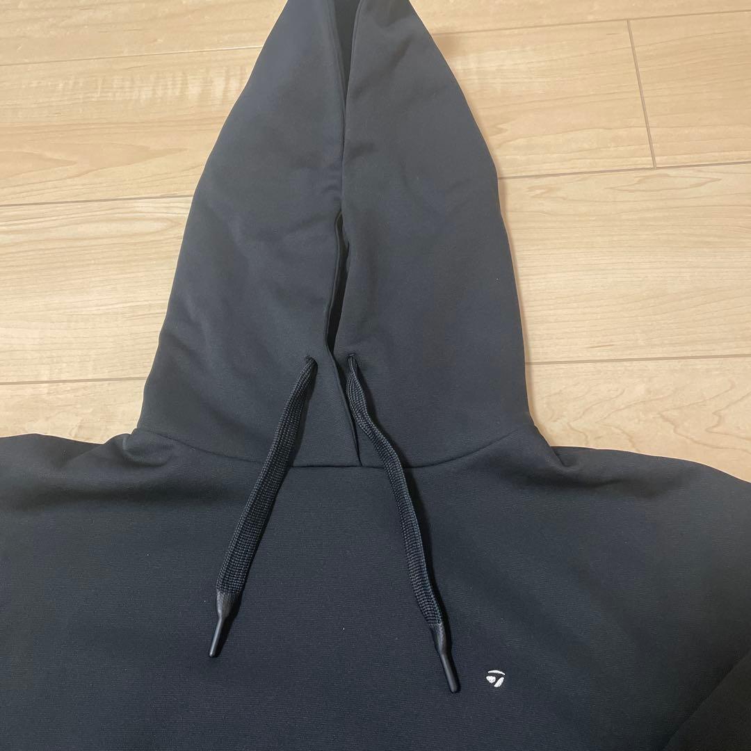 ユナイテッドアローズ テーラーメイド黒 フード付きパーカー 小ロゴ