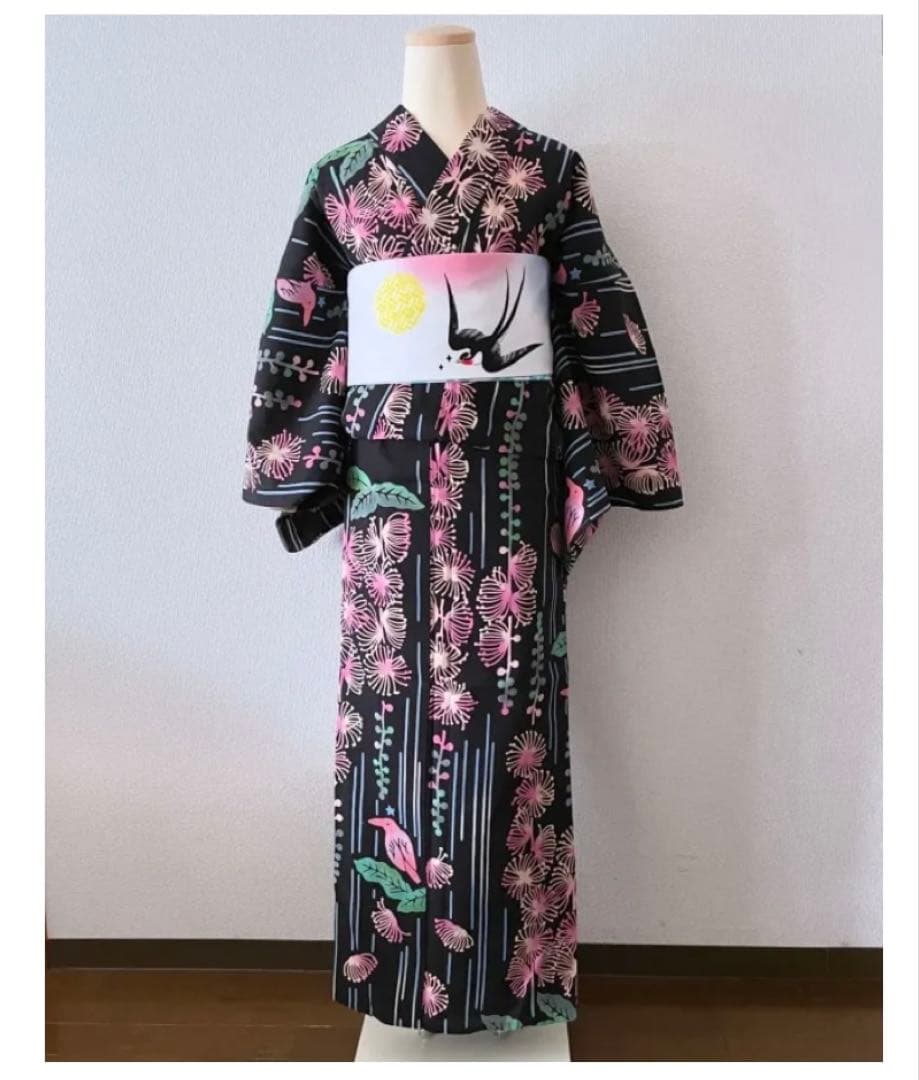 ハセガワアヤ　注染浴衣　美品