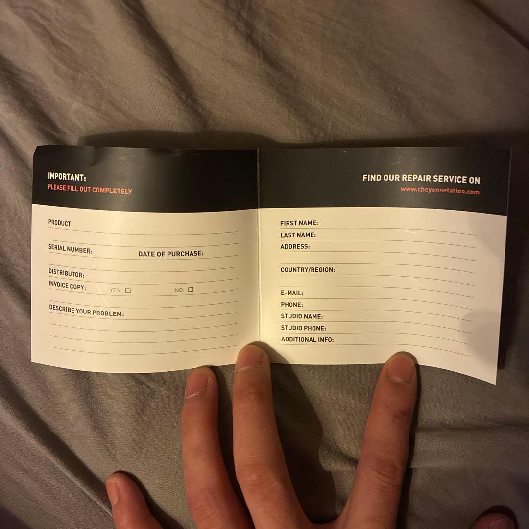 即日配送　美品　タトゥーマシン Cheyenne SOL NOVA